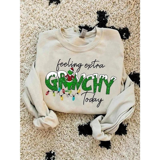 The Grinch Christmas Sweatshirt, Grinchmas Sweatshirt, Funny Grinch Sweatshirt, Feeling Extra Grinchy Today, Grinch Stole Christmas, Grinch Shirt, Grinch Sweatshirt, Christmas Shirt,Christmas Sweatshirt