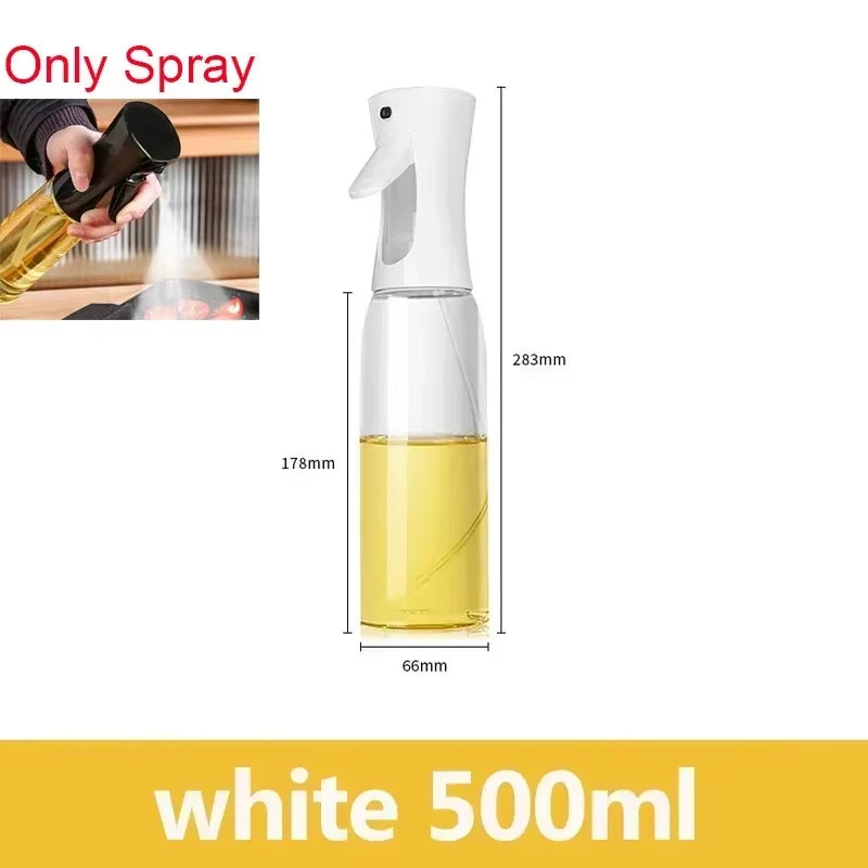 Oil Spray Oil Sprayer Plastic 2 in 1 Kitchen Oils Spray Bottle Olive Sprayer for Cooking BBQ Baking Oils Dispenser Accessories