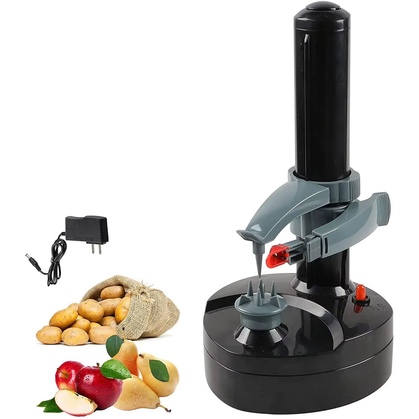 Electric Spiral Potato Peeler Automatic Apple Peeler, Smart Vegetable Fruit Peeler Machine, Kitchen Accessories Peeling Tool