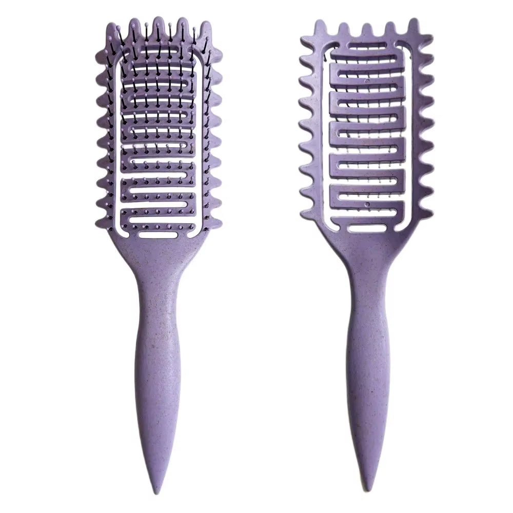 Massage Comb Brush Bristle Nylon Hair Popbrush Untangle Brush Scalp Massage Comb Hairbrush Pop Brush Hairdressing Styling Tool