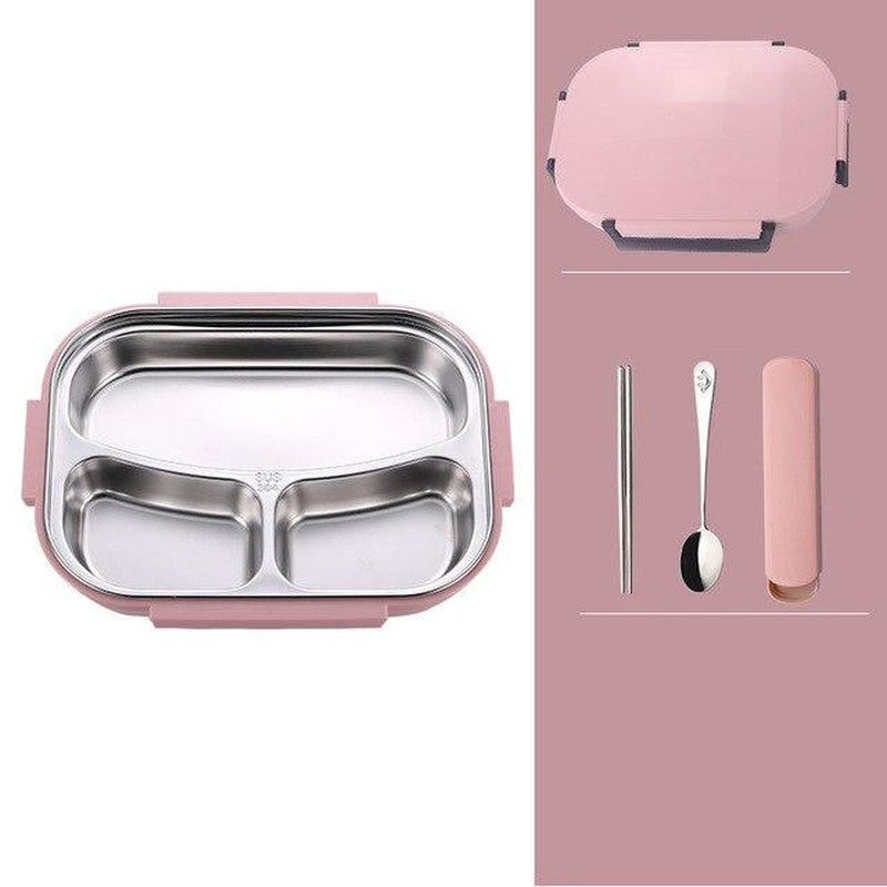 Stylish Leakproof Japanese Style Stainless Steel Lunch Box