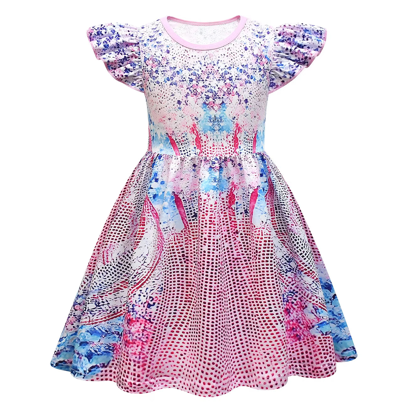 Musiz Taylors Swifty Baby Girl Dresses Kids Swifting Clothes Cosplay Costume Summer Children Short Sleeve Casual Lace Dress +Bag