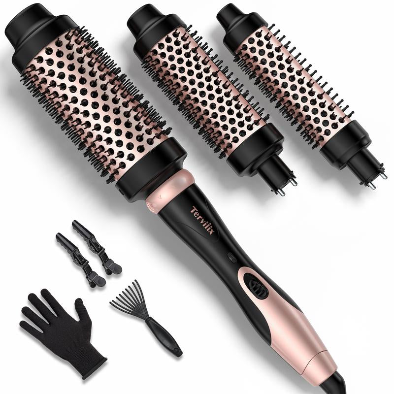 Terviiix Ionic Thermal Brush Get Voluminous Hair Styling, Adjustable Temperature, Negatives Ions