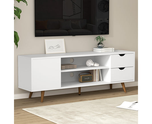 TV Cabinet Entertainment Unit 120Cm White Larin