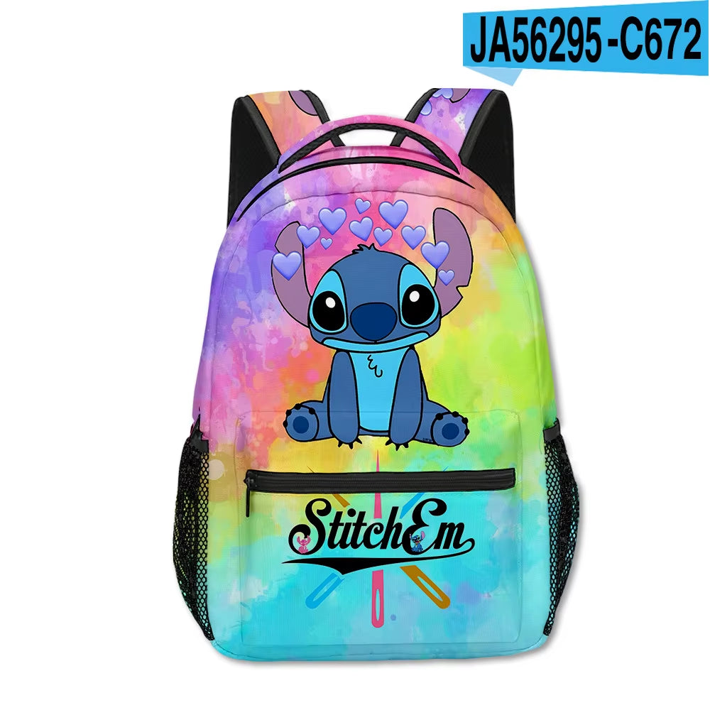 Stitch Primary School Bag Children'S Cartoon Backpack Backpack Boys Girls Anime Kawaii Cartoon School Bag Mochila