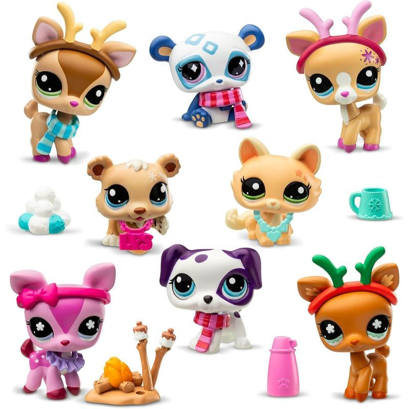 Littlest Pet Shop - Advent Calendar 2024 - LPS Gen 7, Authentic Mystery Figures, Surprise Collectible Kidult Toy, Girls, Boys, Kids, Tweens Ages 4+