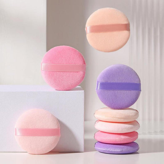 8Pcs round Soft Makeup Powder Puff, Dry and Wet Use Makeup Sponge Puff, Fashion Make up Tools for Women