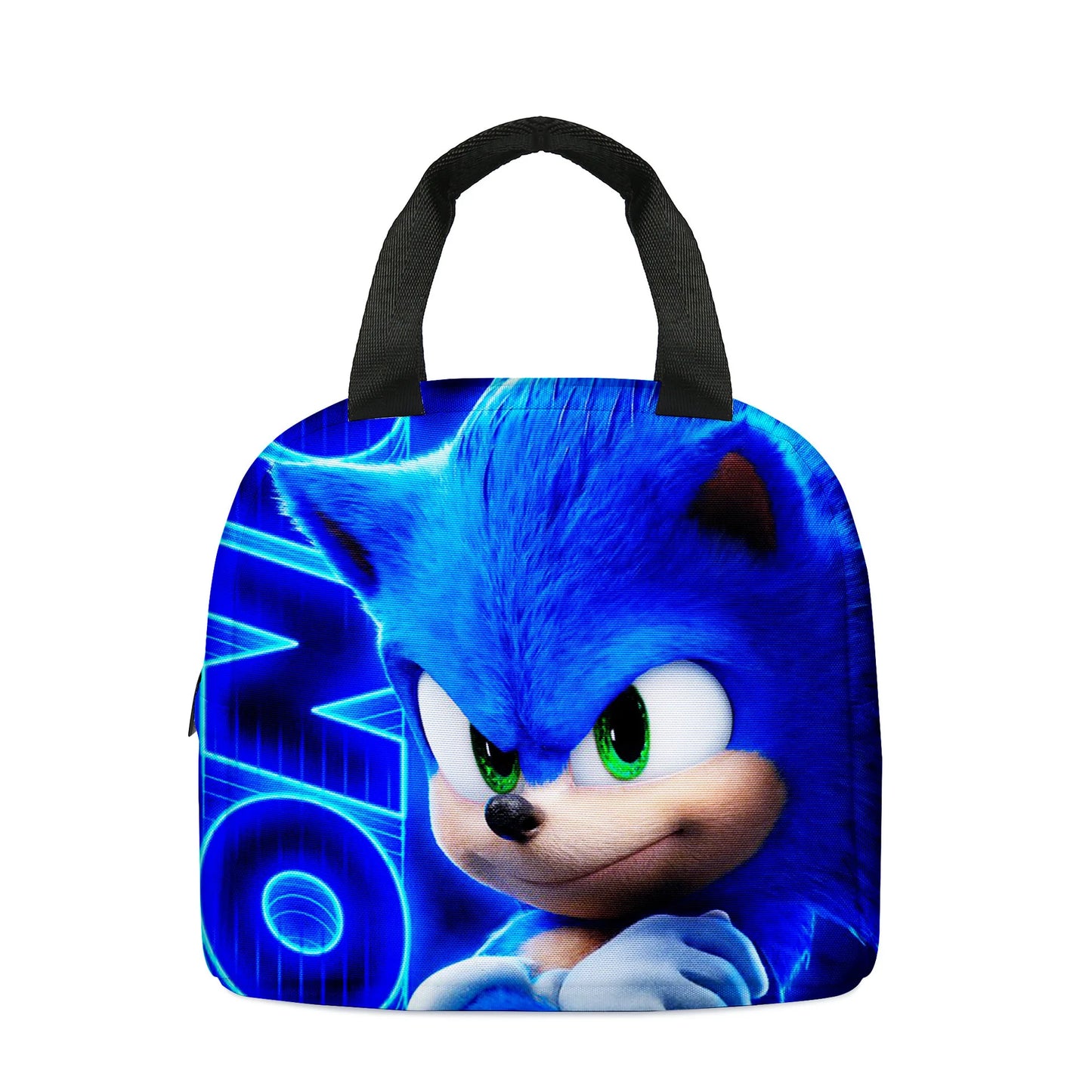 Sonic Backpack Primary and Middle School Students Schoolbag Boys Girls Anime Cartoon School Bag Mochila Zipper Shoulders