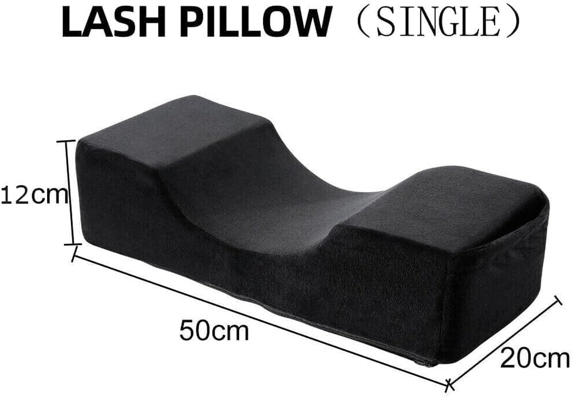 Beauty Salon Eyelash Extension Neck Pillow - Comfortable Velvet Beauty Memory Foam Pillow,To Protect the Neck When Used for Make up Lash Extension Grafting