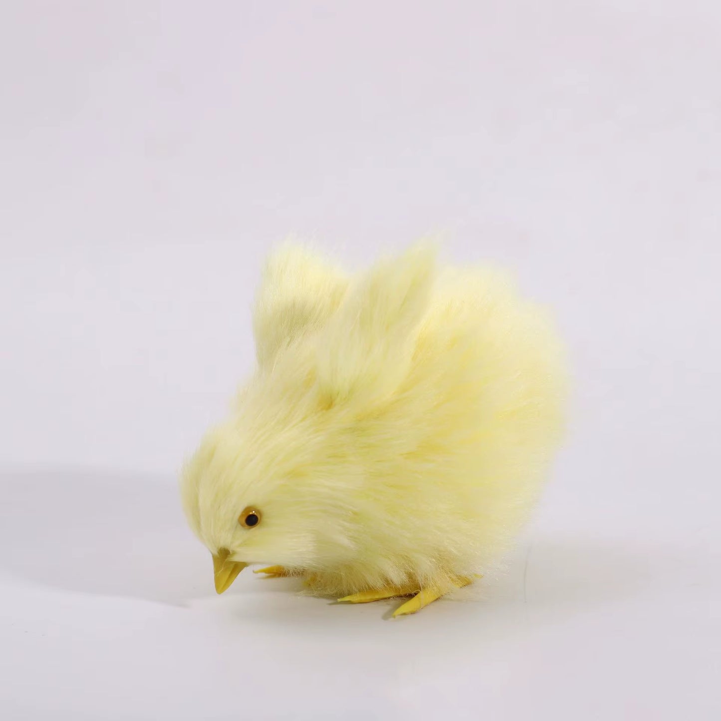 Realistic Cute Easter Chick Toy Simulation Chick Easter Decoration DIY Miniature Chicken Garden Ornament Home Easter Party Decor