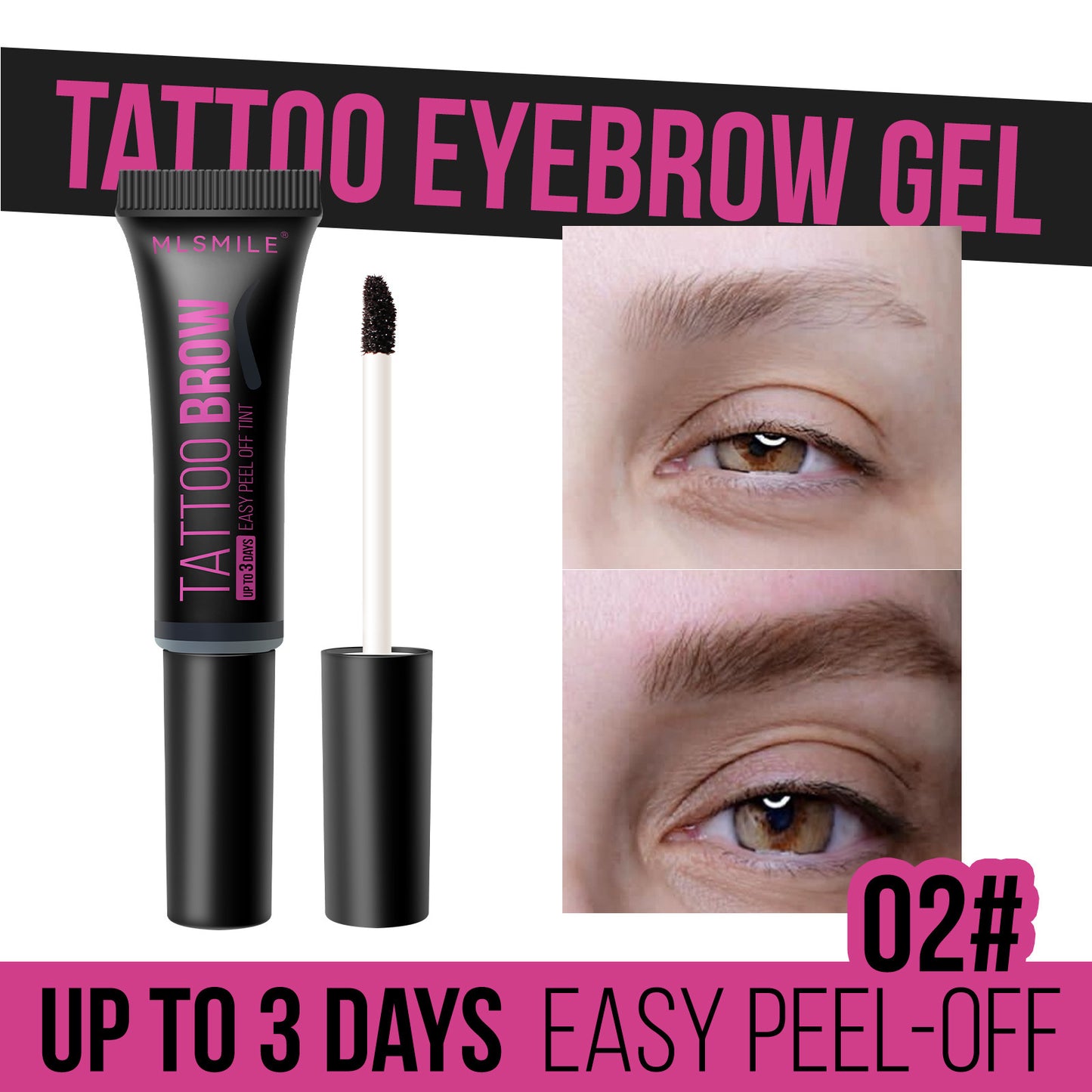 Tear And Pull Eyebrow Gel