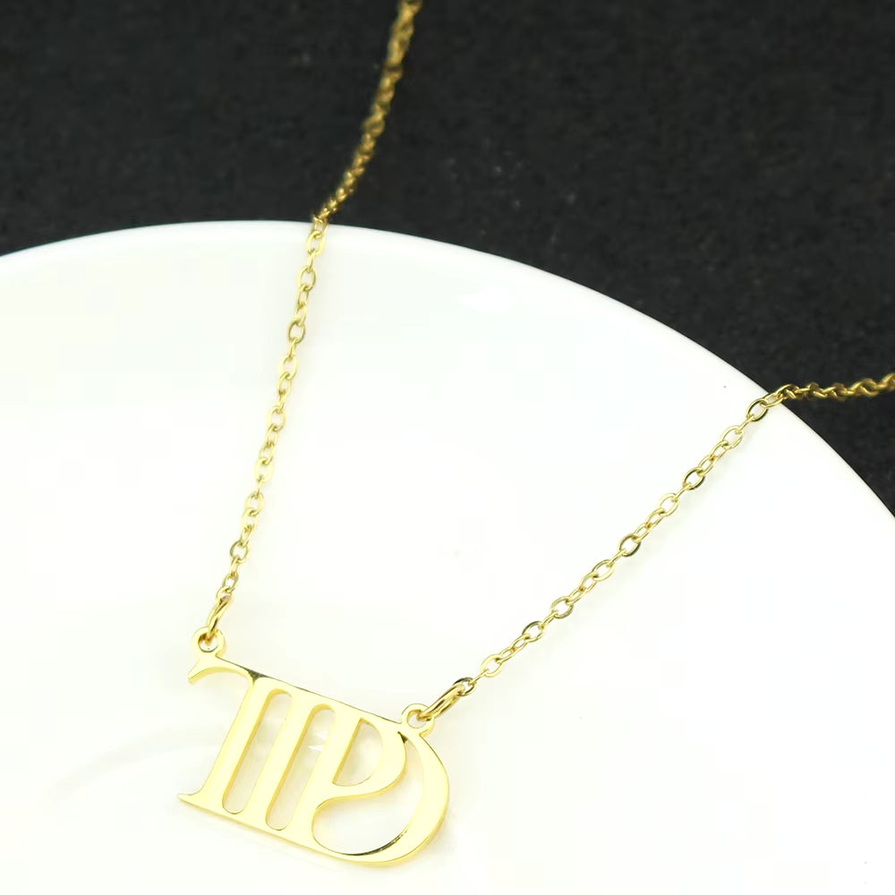 New Music Album TTPD Swift Necklace for Women Jewellery Stianless Steel Chain Cute Taylor Necklace Choker Fans Gift