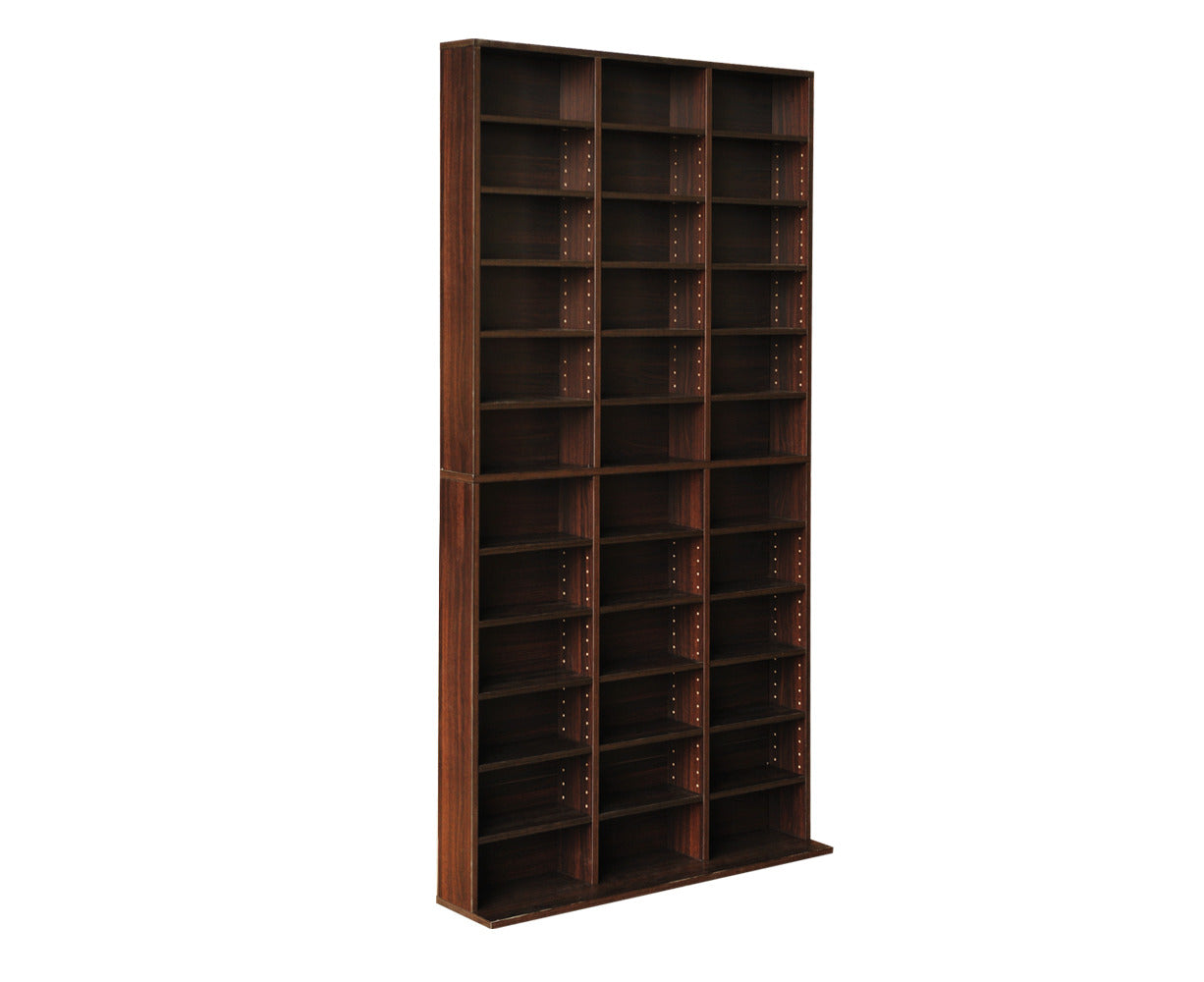 Bookshelf CD Storage Rack - BERT Brown