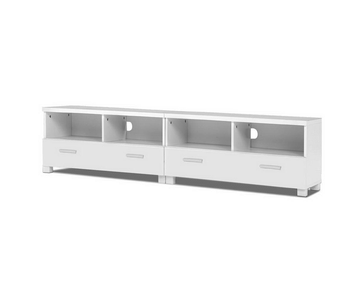 TV Cabinet Entertainment Unit 180Cm White Eddie