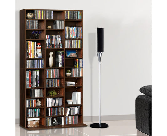 Bookshelf CD Storage Rack - BERT Brown