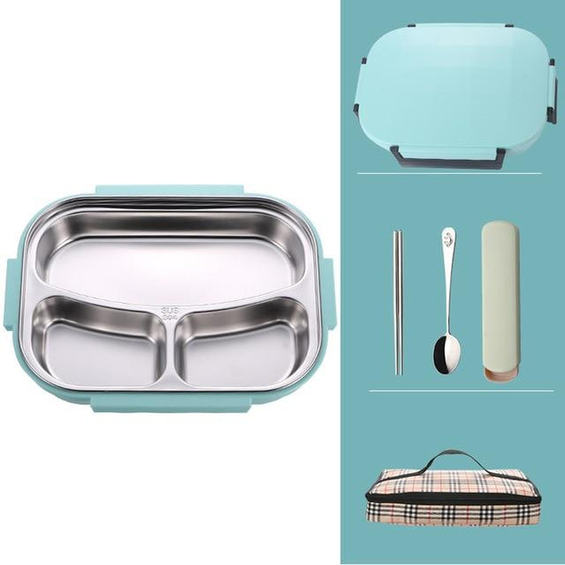 Stylish Leakproof Japanese Style Stainless Steel Lunch Box