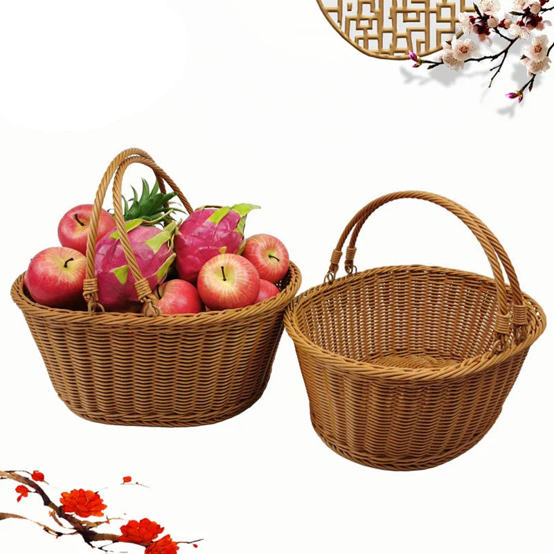 Vine Basket with Double Folding