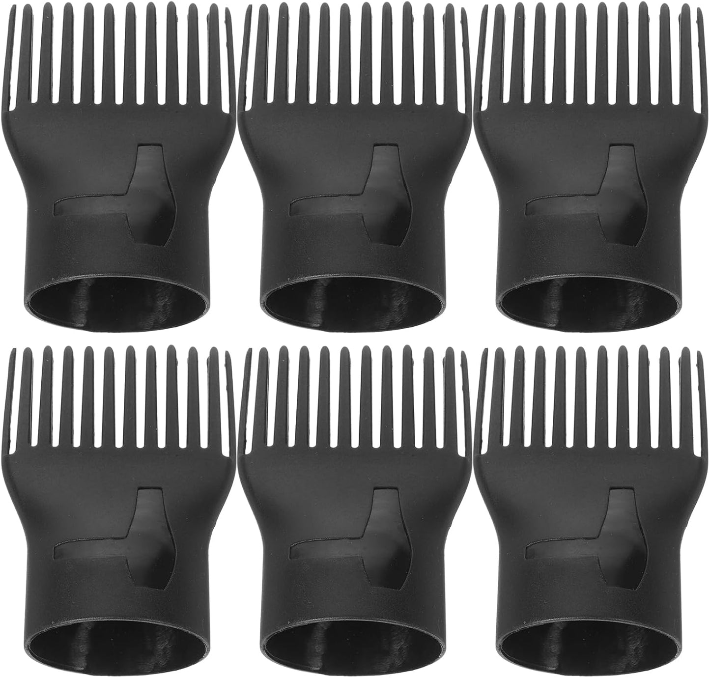 10 Pcs Hair Dryer Comb Attachment Blow Dryer Hair Styling Pik Blow Dryer Comb Attachment for Hair Comb Hair Dryer Hair Dryer Pick Attachment Collector Plastic Professional Grade