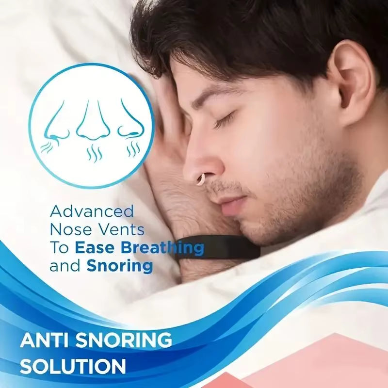 Mini Anti-Snoring Device, Snoring Sleep Anti-Snoring Nose Clip, Anti-Snoring Device, for Better Sleep