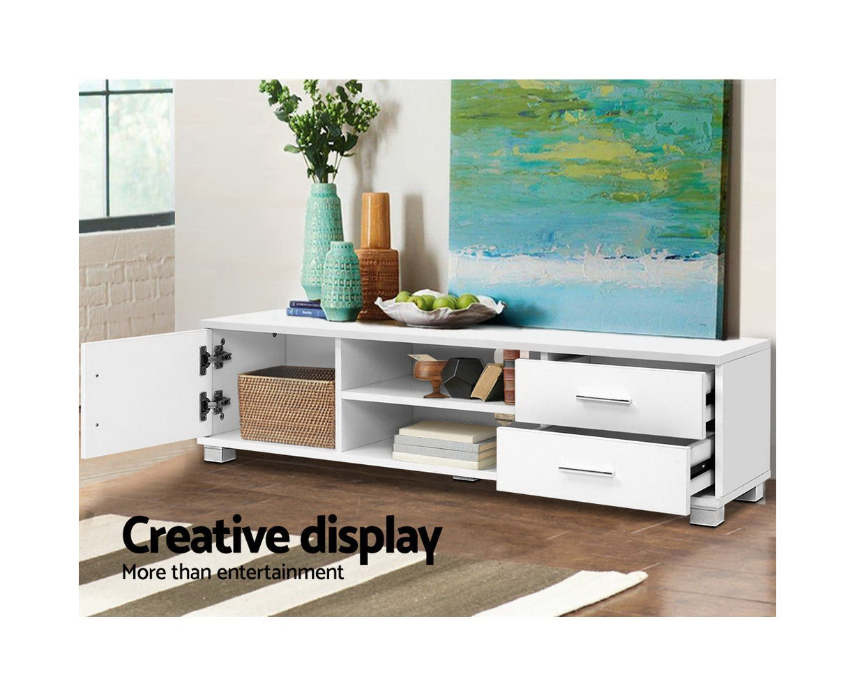 Entertainment Unit TV Cabinet 120Cm White Dylan