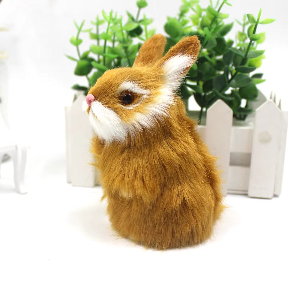 Realistic Cute Easter Chick Toy Simulation Chick Easter Decoration DIY Miniature Chicken Garden Ornament Home Easter Party Decor