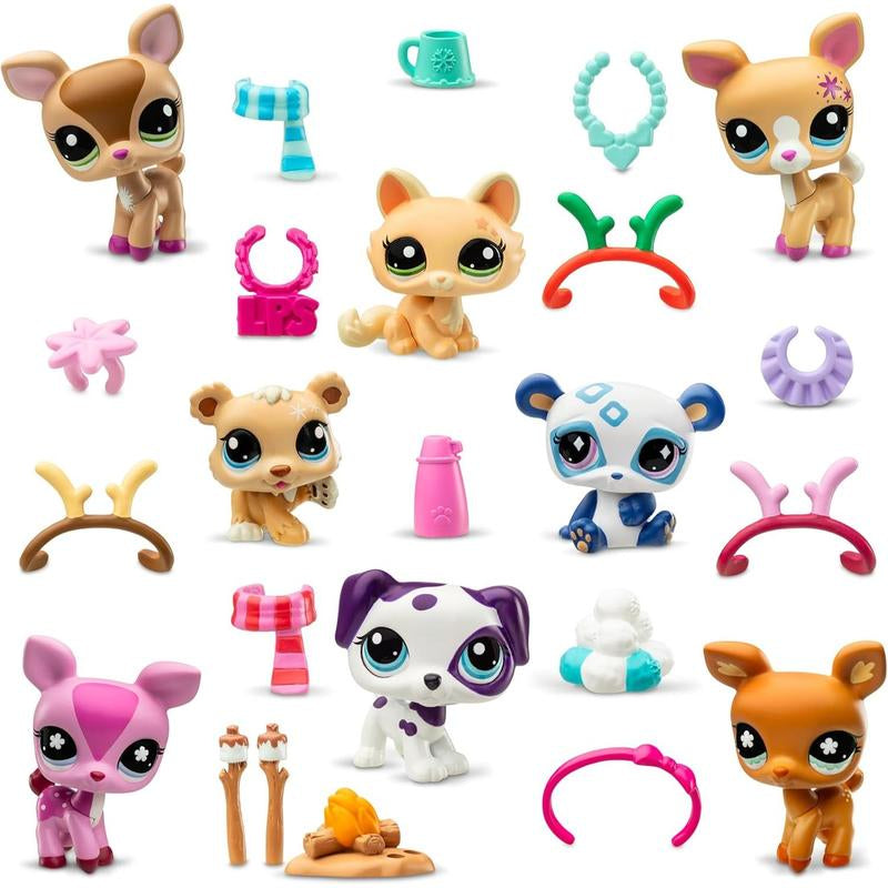 Littlest Pet Shop - Advent Calendar 2024 - LPS Gen 7, Authentic Mystery Figures, Surprise Collectible Kidult Toy, Girls, Boys, Kids, Tweens Ages 4+