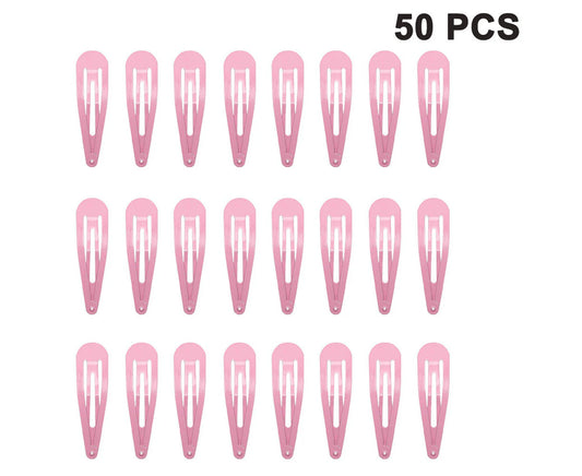 50Pcs Hair Clips Girls Hair Clips Children Hair Clips Metal Hair Accessories Hair Clips Hair Clip for Girls -Pink