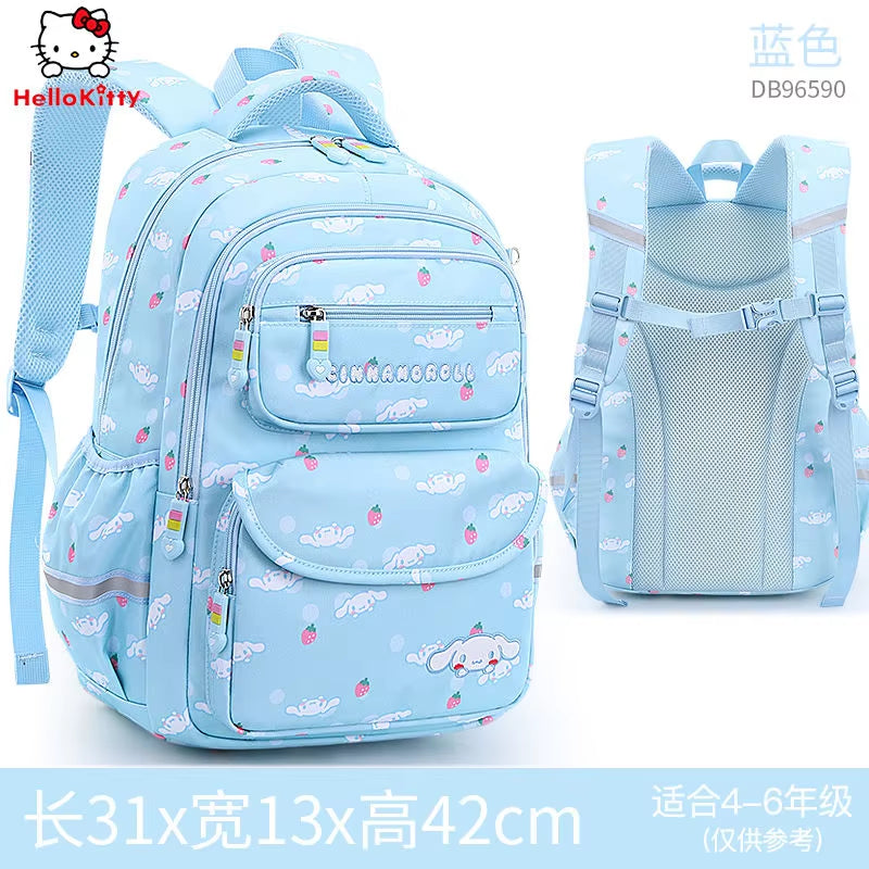 Cinnamoroll Children'S Schoolbag Primary School Student Girls' Spine Protection Burden Reduction Girls' Backpack School Backpack