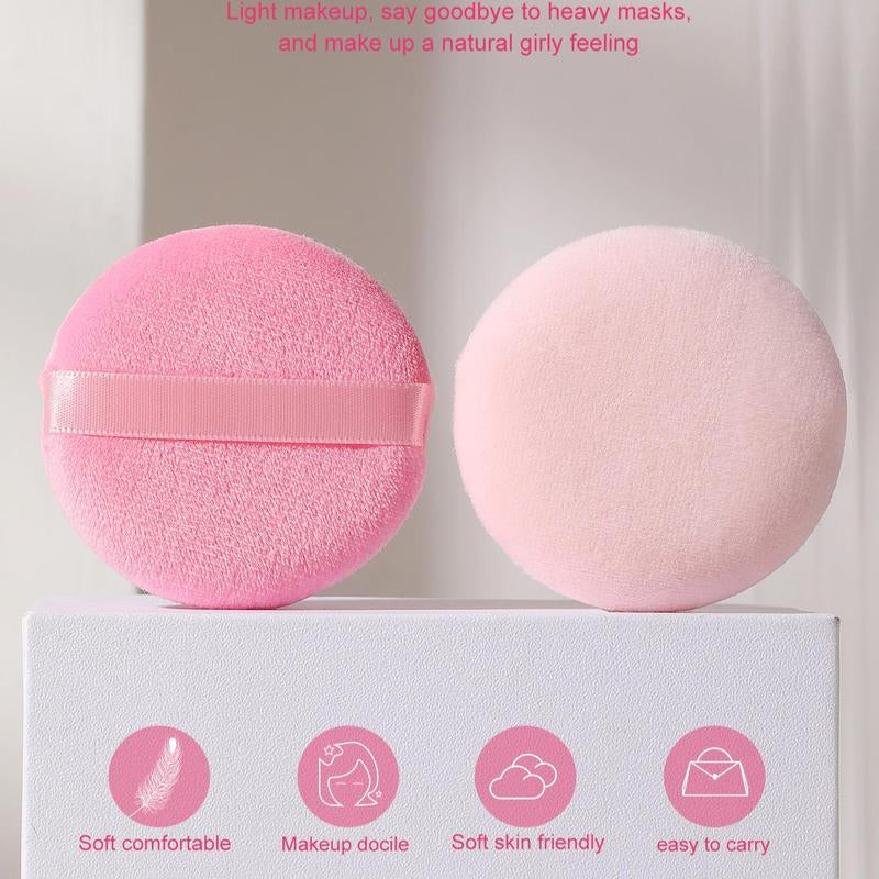 8Pcs round Soft Makeup Powder Puff, Dry and Wet Use Makeup Sponge Puff, Fashion Make up Tools for Women