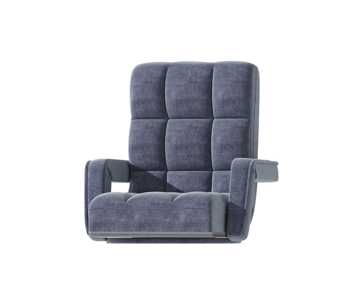 Floor Lounge Sofa Bed Swivel Charcoal