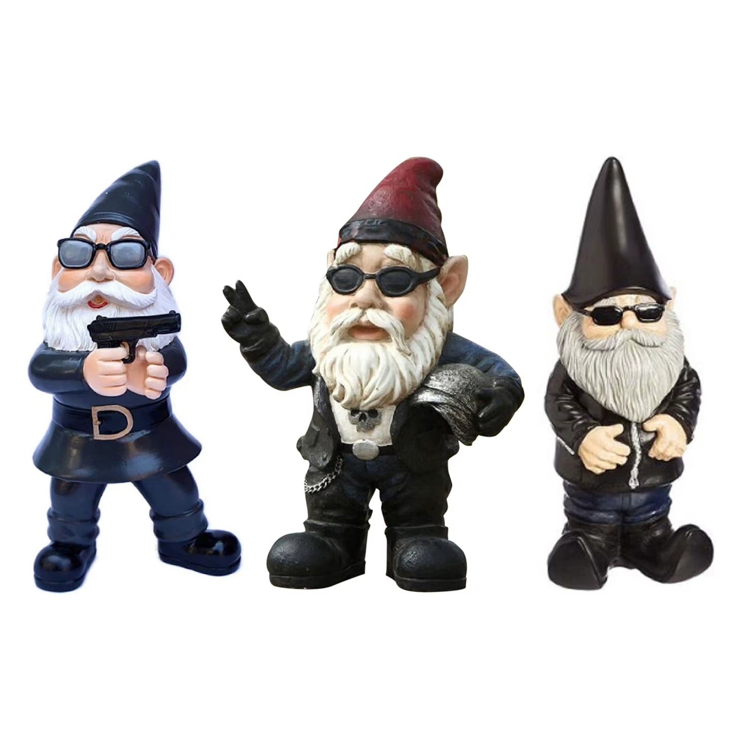 Naughty Garden Gnome Funny Resin Surfing Gnome Statue Garden Ornament Outdoor Garden Yard Decor Gnome Figurines