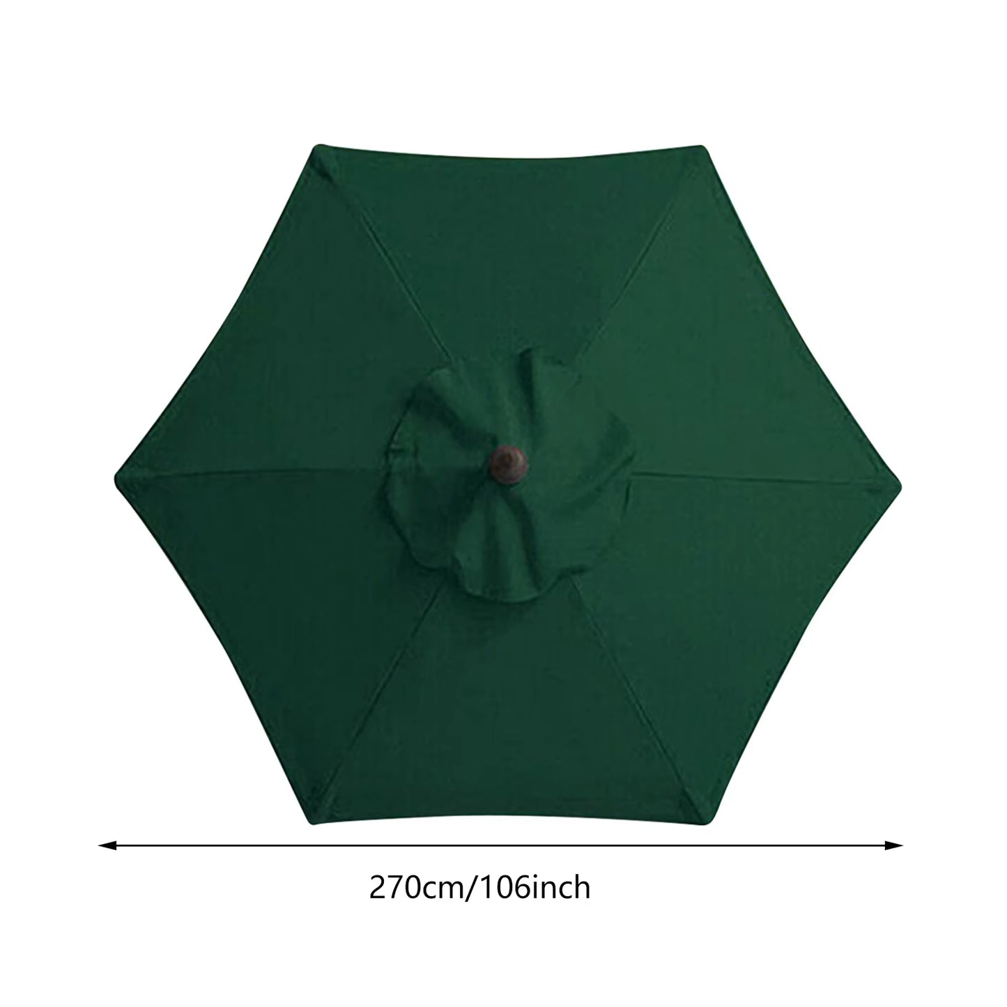 Waterproof Outdoor Garden UV Protection Parasol Sunshade Umbrella Cover Cloth