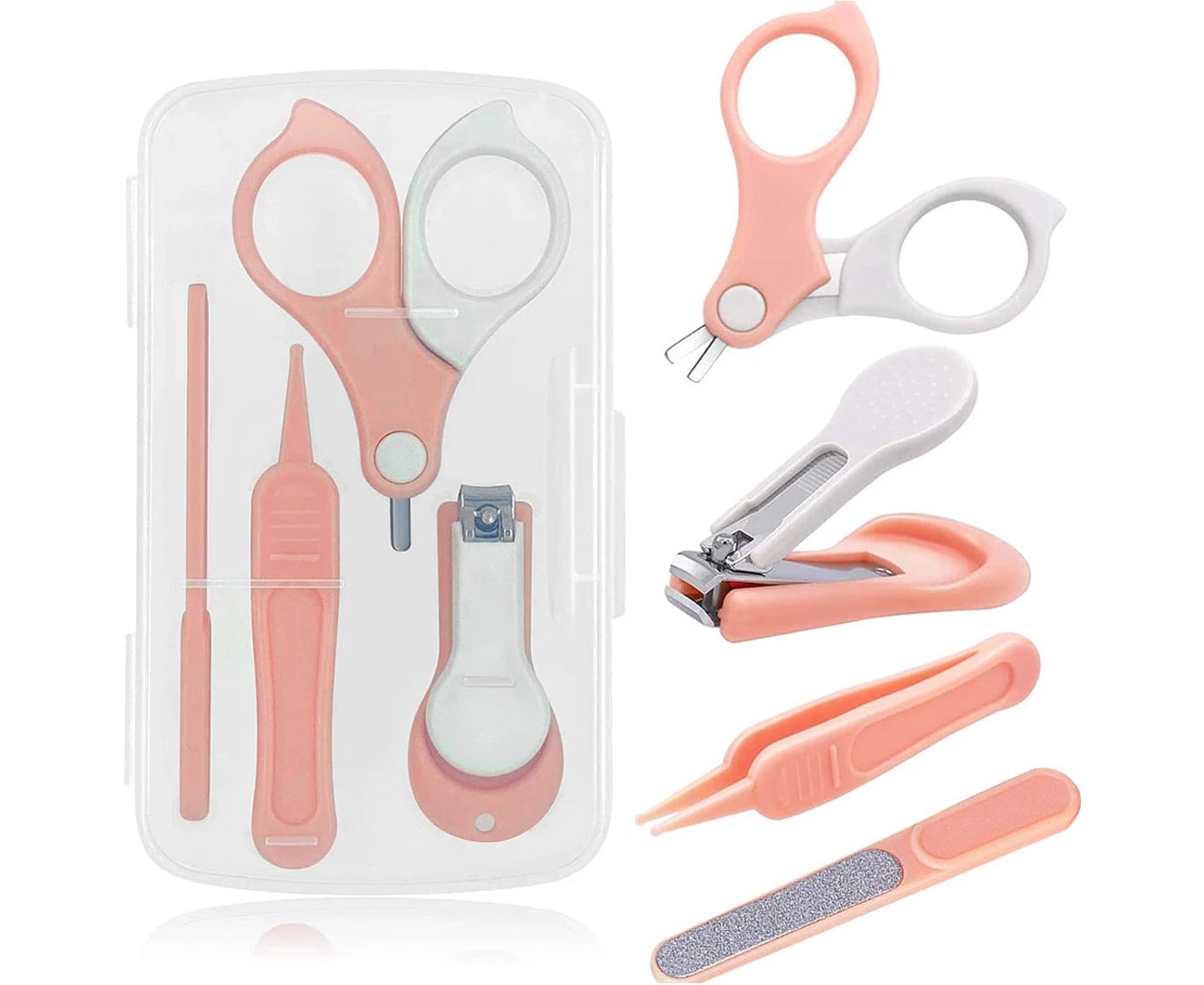 Baby Nail Kit,Baby Nail Care Set 4 in 1,Including Baby Nail Clippers