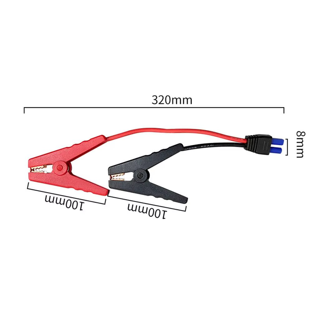 EC5 Emergency Power Lighting Auto Battery Line Emergency Cable Clip Battery Connection Wire Car Jump Start Clamp Car Accessories