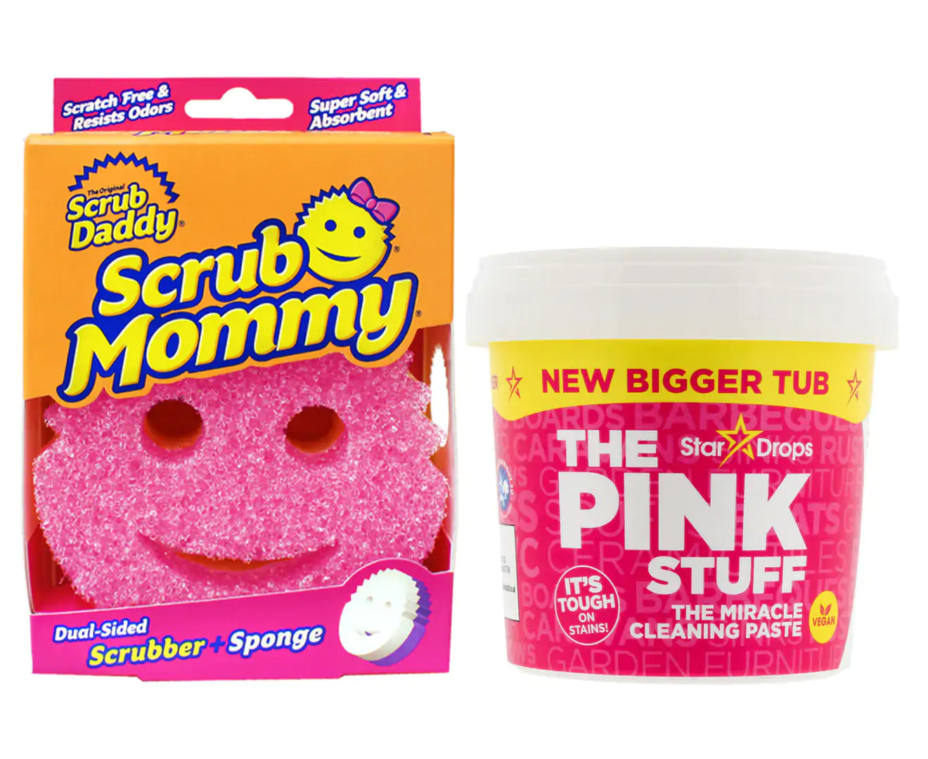 Stardrops the Pink Stuff Cleaning Paste + Scrub Mommy Sponge