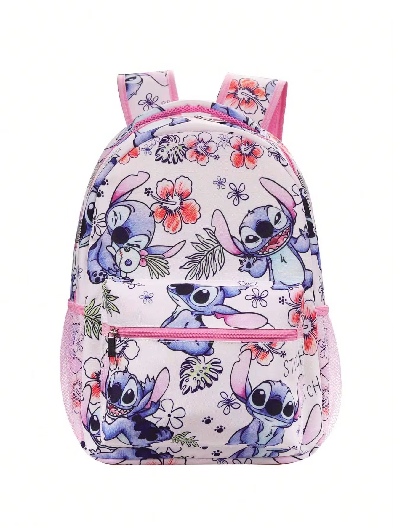 Stitch Primary School Bag Children'S Cartoon Backpack Backpack Boys Girls Anime Kawaii Cartoon School Bag Mochila