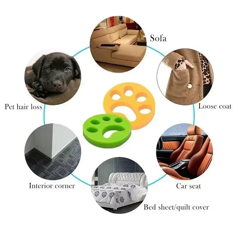 Removes Lint from Clothes Plush Clothes Dryer for Dogs and Cats Laundry Accessories Reusable Washing Machine Pet Hair Trap Catch