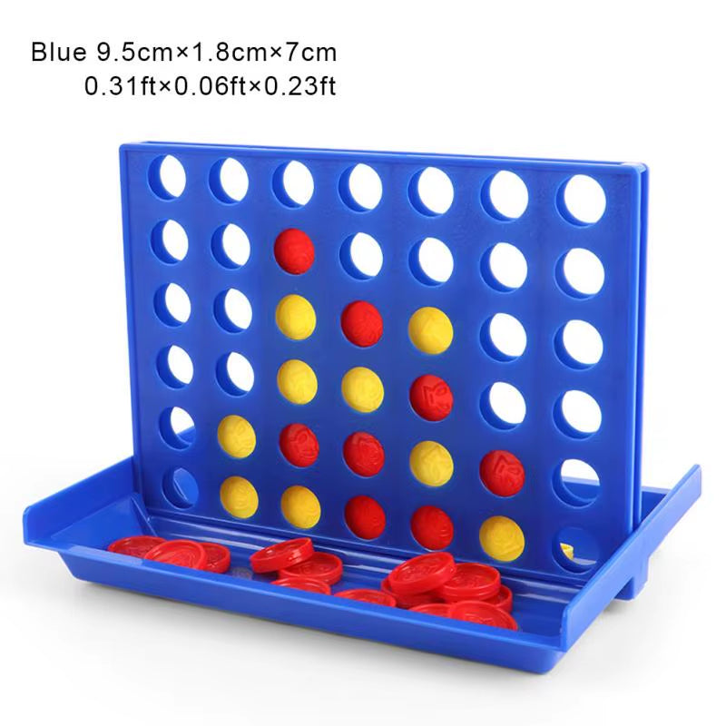 Connect 4 Game Classic Master Foldable Kids Children Line up Row Board Puzzle Toy Gifts Board Game Parent-Child Interactive Toys