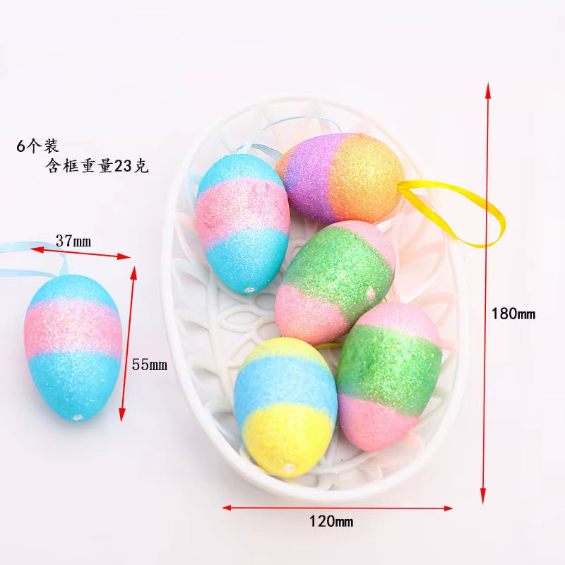 2024 Non-Woven Fabric Easter Basket Kids Color Eggs Bucket Welcome Spring Insect Butterfly Parti Bunny Easter Party Happy Easter