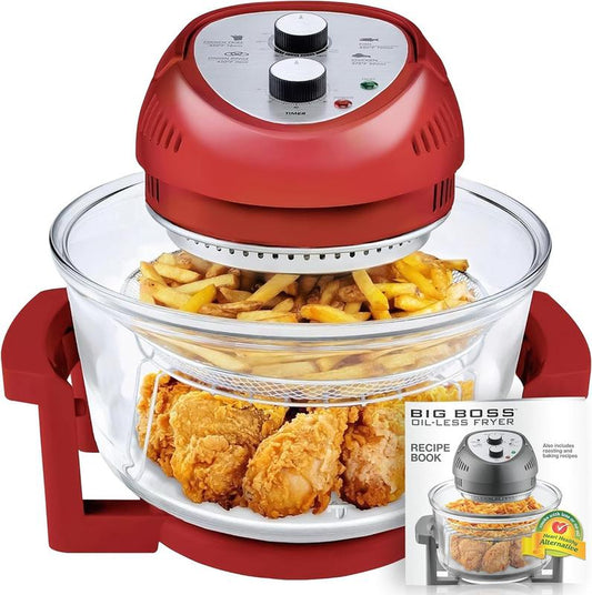 Big Boss 16 Quart Extra Large Oil-Less Air Fryer - Healthier, Crispier Cooking