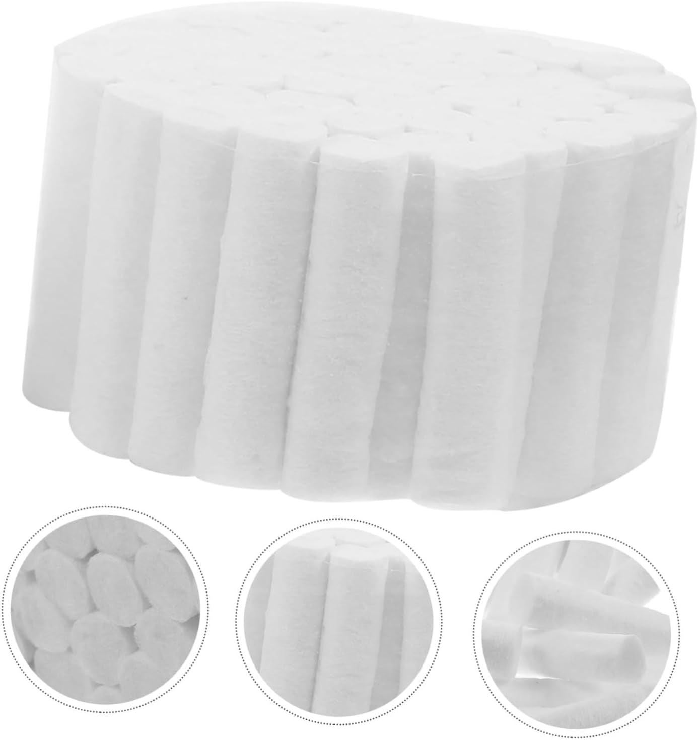 Gauze Pads for Teeth 5Pcs Beauty Sponge Air Filter Cleaning Swabs Dentist Cotton Rolls Disposable Air Filter Pad Cotton Rolls White Cotton Lap Cotton Pad Tampon Disposable Gem