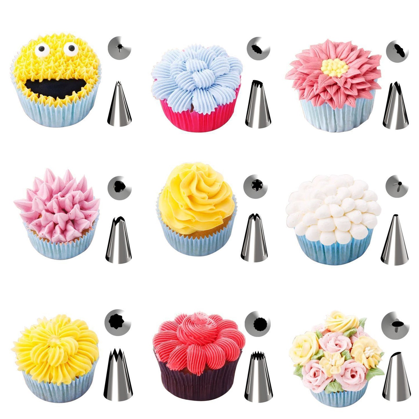 72 Pcs Cake Decorating Supplies