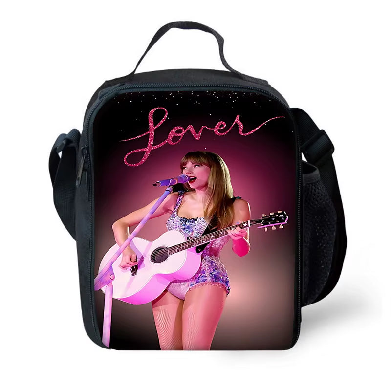 Singer Child School Backpack with Lunch Bags ,Pencil Bags ,School Bags for Swifts Boys Girls Best Gift T-Taylors