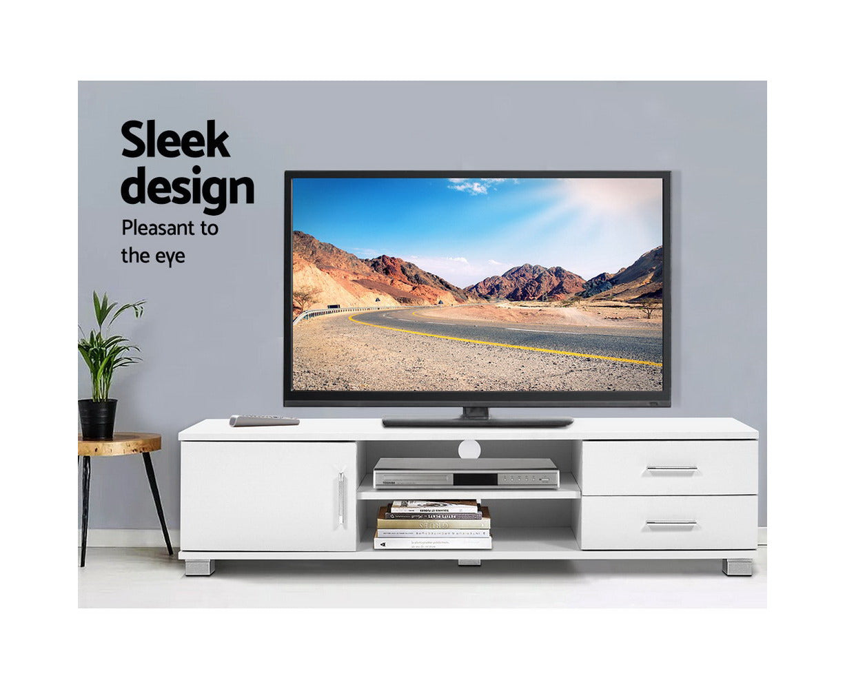 Entertainment Unit TV Cabinet 120Cm White Dylan