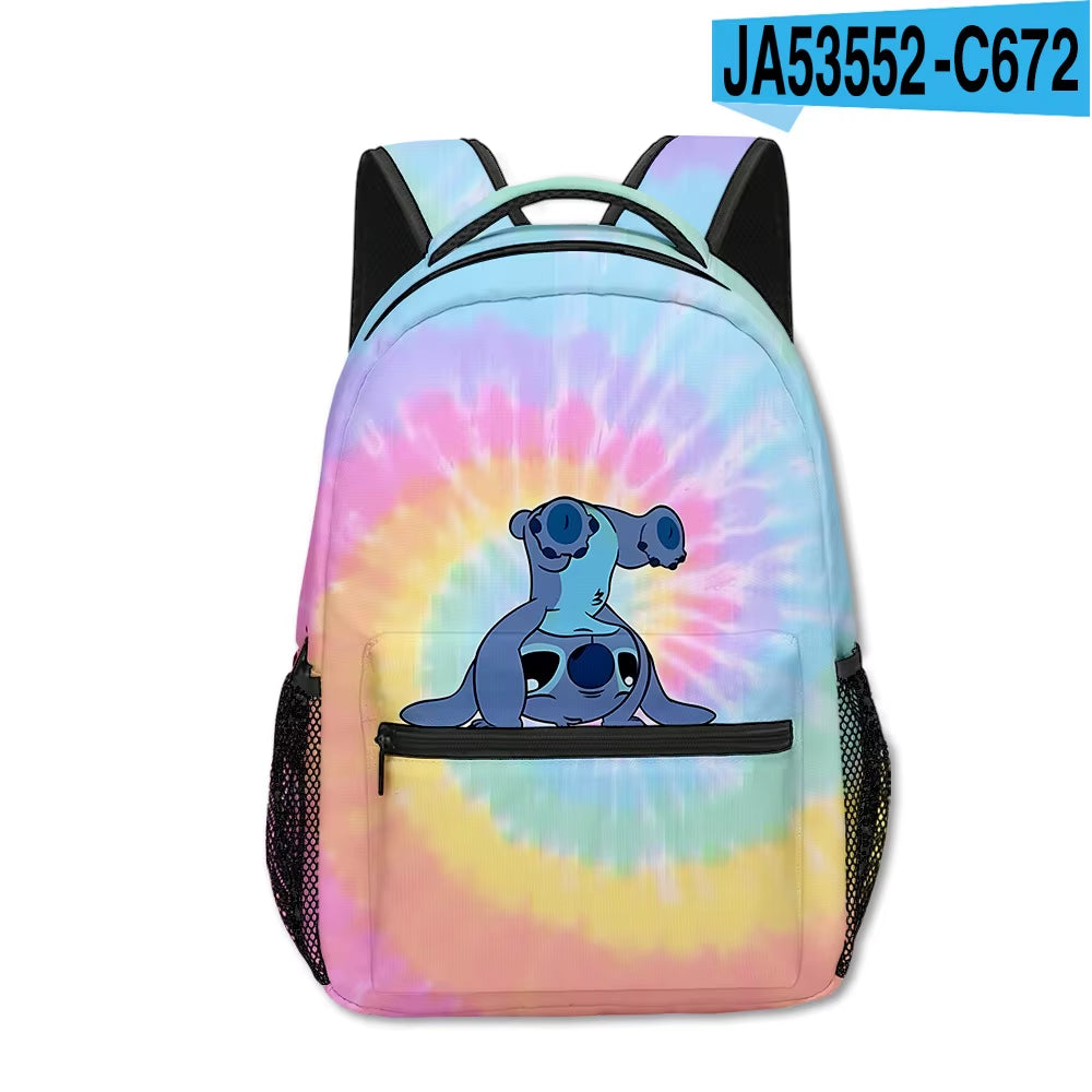 Stitch Primary School Bag Children'S Cartoon Backpack Backpack Boys Girls Anime Kawaii Cartoon School Bag Mochila