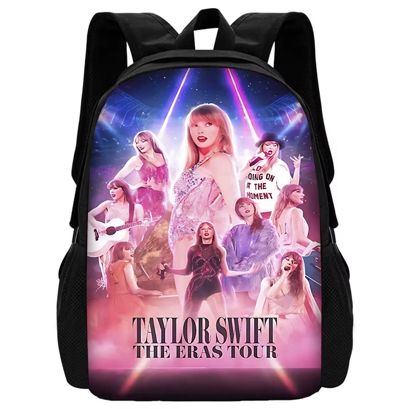 Singer Child School Backpack with Lunch Bags ,Pencil Bags ,School Bags for Swifts Boys Girls Best Gift T-Taylors