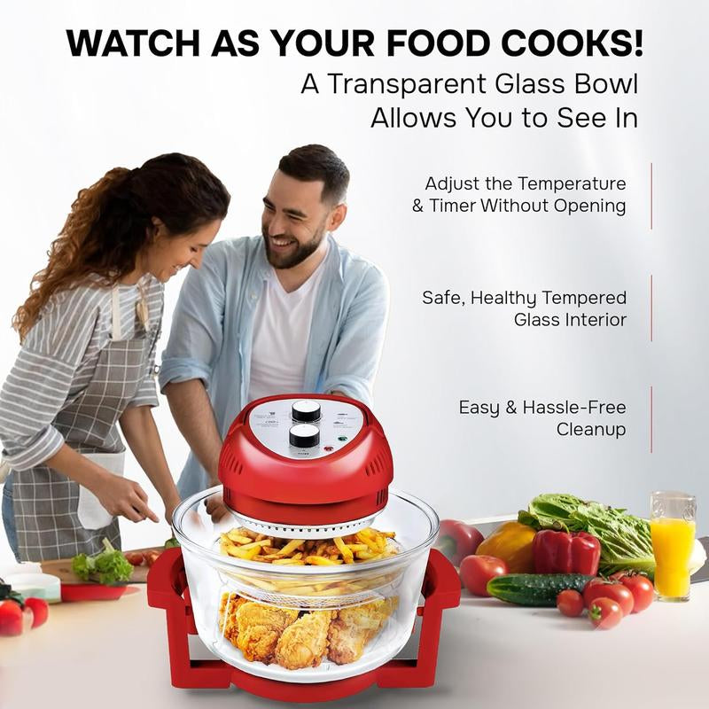 Big Boss 16 Quart Extra Large Oil-Less Air Fryer - Healthier, Crispier Cooking