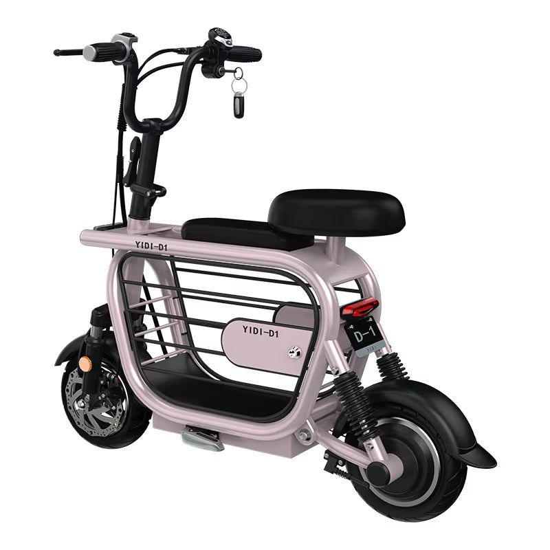 Electric Motorcycle Mini Small Electric Scooter Electric Scooter with per Carrier