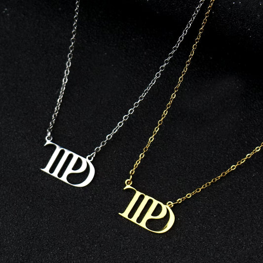 New Music Album TTPD Swift Necklace for Women Jewellery Stianless Steel Chain Cute Taylor Necklace Choker Fans Gift