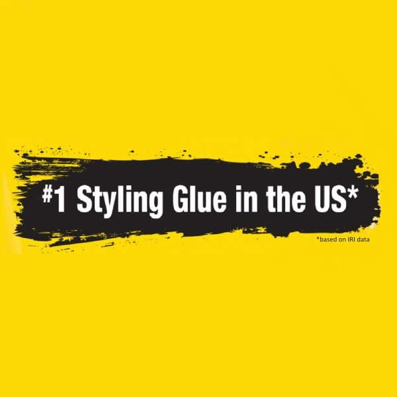 Glued Styling Spiking Hair Gel 2-6 Oz Tubes + 1 Travel 1.25 Oz Tube